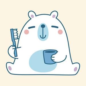 BlackPenguin (BlackPenguin)さんのクマ、シマウマのキャラクターデザイン　　歯科への提案