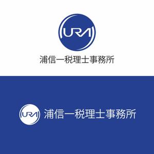 ロゴ研究所 (rogomaru)さんの税理士、不動産鑑定業者　「浦信一税理事務所/㈱URA」のロゴへの提案