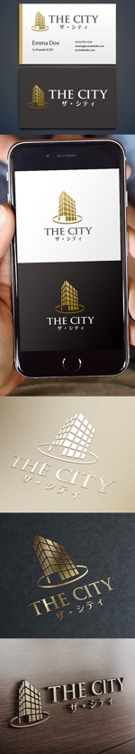 takon (takon)さんの自社開発商業ビルシリーズ「THE CITY（ザ・シティ）」のロゴへの提案