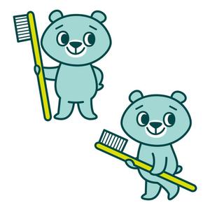 23noT (23noT)さんのクマ、シマウマのキャラクターデザイン　　歯科への提案
