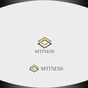 D.R DESIGN (Nakamura__)さんのパーソナルトレーニングジム「8fitness」のロゴへの提案