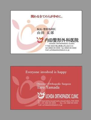 さんの整形外科医院で新規の名刺作成依頼への提案