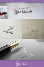coco design (tomotin)さんの「アーユルヴェーダサロン　ル・シャンティ―　Le Santih」　のお店ロゴへの提案