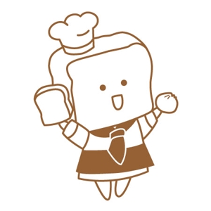 岡谷田めい (OkayadaMay5)さんの食パンのキャラクターへの提案