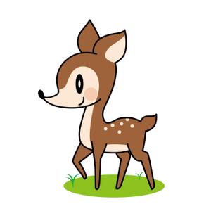 イリエ (ili_tmg)さんの子鹿 かわいい シンプルなイラストへの提案