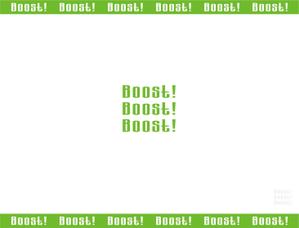 mizuho_ (mizuho_)さんの弊社スローガン「Boost ! Boost ! Boost !」のロゴ作成への提案