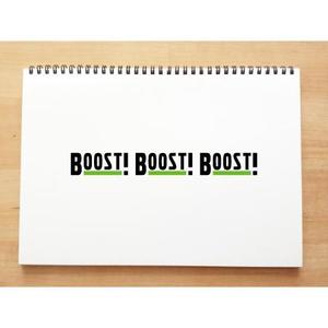 yusa_projectさんの弊社スローガン「Boost ! Boost ! Boost !」のロゴ作成への提案