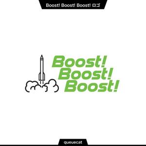 queuecat (queuecat)さんの弊社スローガン「Boost ! Boost ! Boost !」のロゴ作成への提案