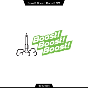 queuecat (queuecat)さんの弊社スローガン「Boost ! Boost ! Boost !」のロゴ作成への提案