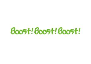 tora (tora_09)さんの弊社スローガン「Boost ! Boost ! Boost !」のロゴ作成への提案