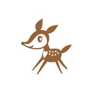 かものはしチー坊 (kamono84)さんの子鹿 かわいい シンプルなイラストへの提案