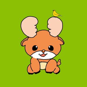 鼻うがい (Hana-ugai)さんの子鹿 かわいい シンプルなイラストへの提案