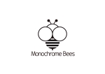 tora (tora_09)さんのアパレルブランド「Monochrome Bees」のロゴへの提案