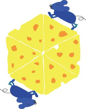 たなかみほ (hom_hom_i)さんの年賀状用のネズミのイラストへの提案