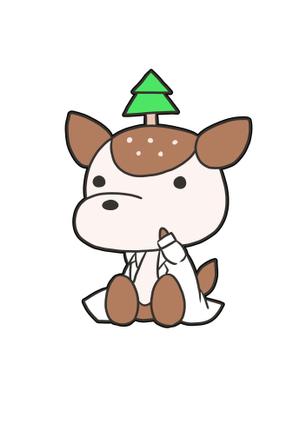 こーま (queia)さんの子鹿 かわいい シンプルなイラストへの提案