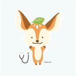 Romico AtelierWorks (Romico)さんの子鹿 かわいい シンプルなイラストへの提案