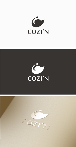 はなのゆめ (tokkebi)さんのサイクリングチーム「COZI’N」のロゴへの提案