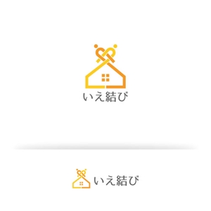 THANKYOUWORKS (thankyou_works)さんの建築会社紹介サービス『いえ結び』ロゴ制作依頼への提案