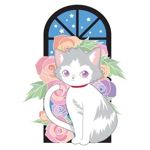 むどら (YukoYamakawa)さんの【商用利用】かわいい猫や薔薇柄のイラストへの提案