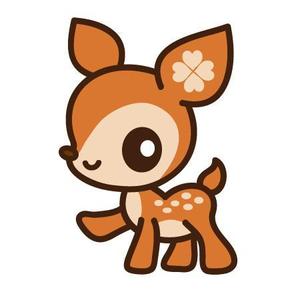 CHIHUAHUA BASE (tae1182)さんの子鹿 かわいい シンプルなイラストへの提案