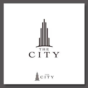 slash (slash_miyamoto)さんの自社開発商業ビルシリーズ「THE CITY（ザ・シティ）」のロゴへの提案
