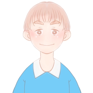 德永 ぬりえ (tokunaganurie)さんのTwitterのプロフィール用の「男女のキャラクター（顔から肩まで）」のイラストをお願いします。への提案