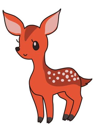 株式会社イーネットビズ (e-nets)さんの子鹿 かわいい シンプルなイラストへの提案