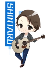 KMN (kalex0522)さんのシンガーソングライター・伸太郎のキャラクターデザインへの提案