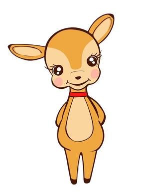 I-Asis_design (info_voice6963)さんの子鹿 かわいい シンプルなイラストへの提案