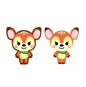 Yuriri (Yuriri)さんの子鹿 かわいい シンプルなイラストへの提案