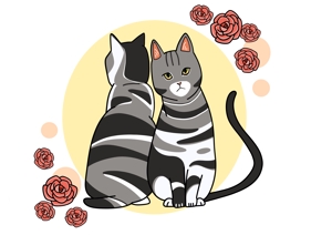 多々良　明日子 (MAYUMI96)さんの【商用利用】かわいい猫や薔薇柄のイラストへの提案
