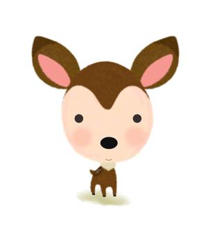 ヴぃんす (Vince)さんの子鹿 かわいい シンプルなイラストへの提案