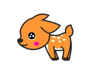 株式会社こもれび (komorebi-lc)さんの子鹿 かわいい シンプルなイラストへの提案