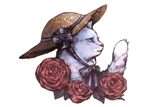 三んこ (minko615)さんの【商用利用】かわいい猫や薔薇柄のイラストへの提案