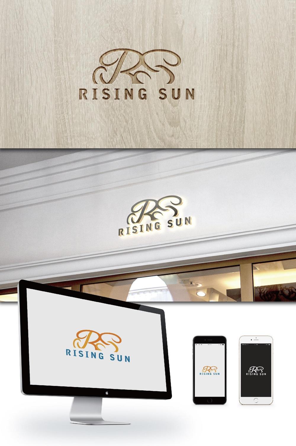 芸能・エンターテイメント事業／RISING SUNのロゴ制作（商標登録予定なし）