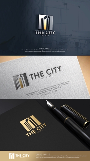 NJONESKYDWS (NJONES)さんの自社開発商業ビルシリーズ「THE CITY（ザ・シティ）」のロゴへの提案