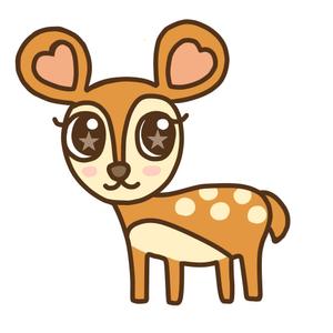rietoyou (rietoyou)さんの子鹿 かわいい シンプルなイラストへの提案