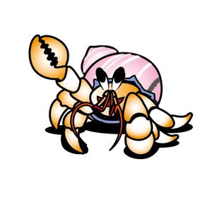 うさぎいち (minagirura27)さんのオカヤドカリのキャラクターデザインへの提案