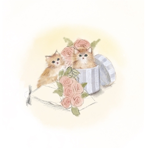 はるもと (ckpon)さんの【商用利用】かわいい猫や薔薇柄のイラストへの提案