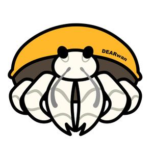 アオイモリ (aoimori-illust)さんのオカヤドカリのキャラクターデザインへの提案