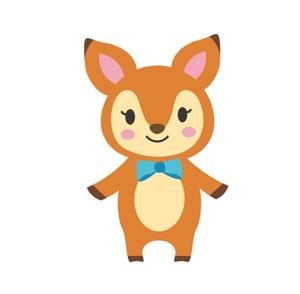 K STUDIO (WildWing)さんの子鹿 かわいい シンプルなイラストへの提案