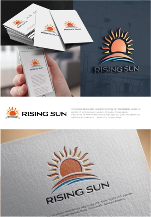 drkigawa (drkigawa)さんの芸能・エンターテイメント事業／RISING SUNのロゴ制作（商標登録予定なし）への提案
