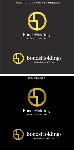 s m d s (smds)さんの「株式会社ボンズ・ホールディングス」ロゴ、社章への提案