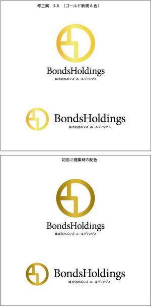 s m d s (smds)さんの「株式会社ボンズ・ホールディングス」ロゴ、社章への提案