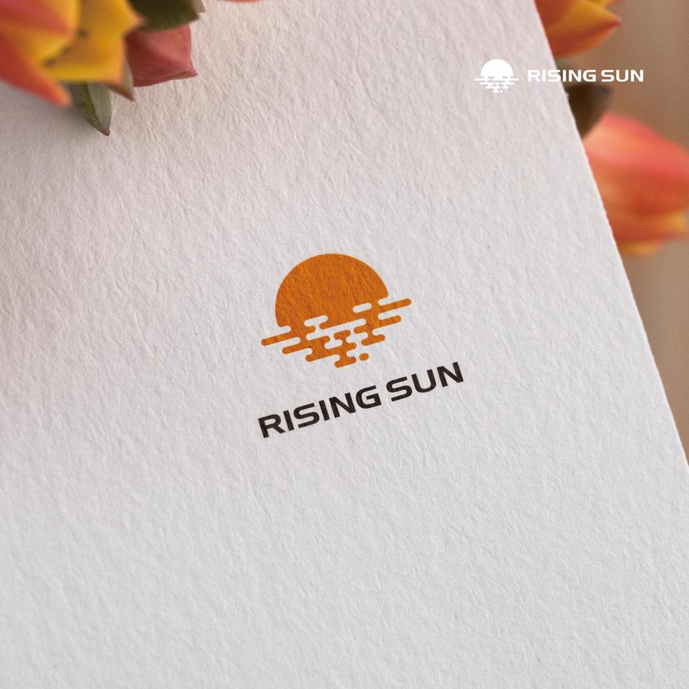芸能・エンターテイメント事業／RISING SUNのロゴ制作（商標登録予定なし）