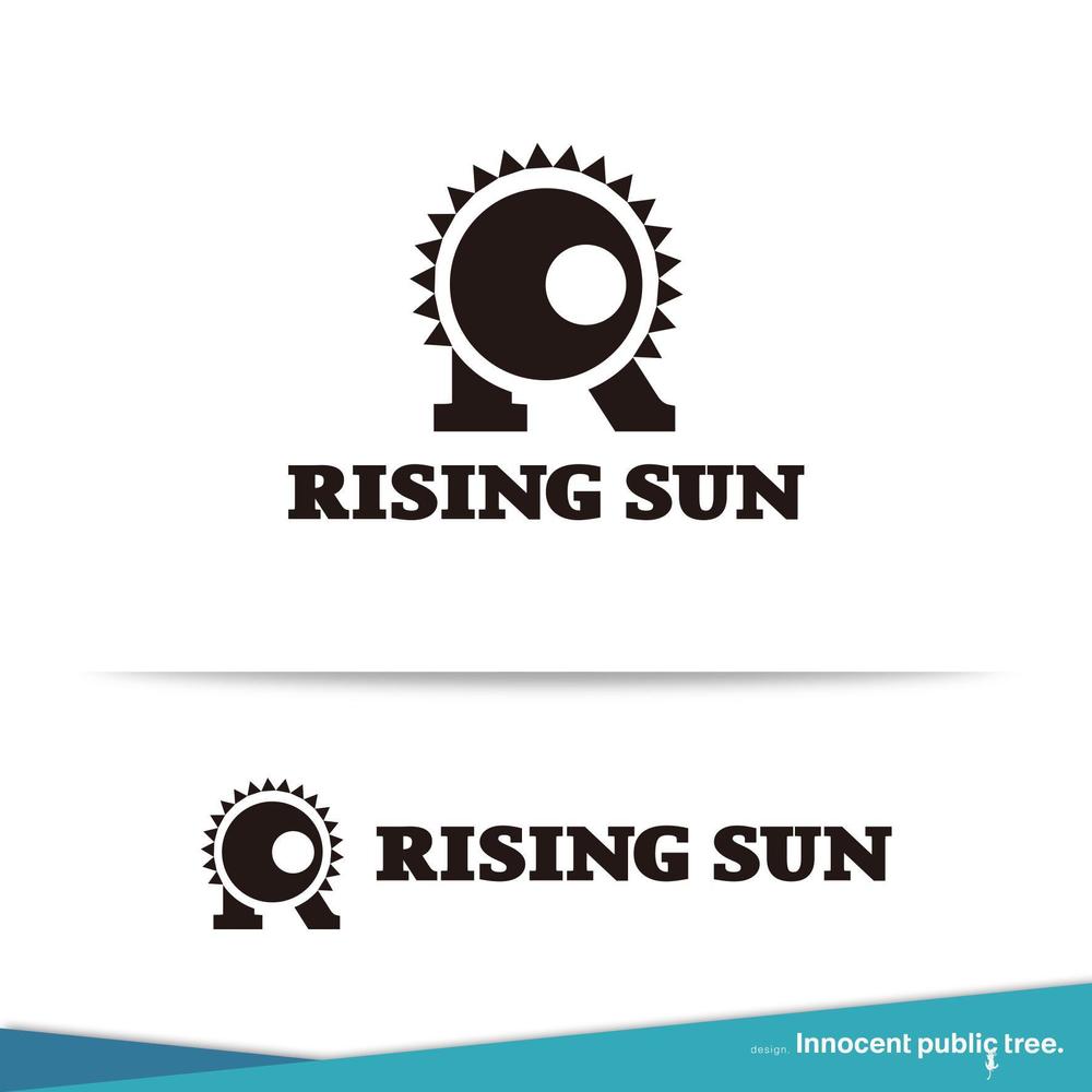 芸能・エンターテイメント事業／RISING SUNのロゴ制作（商標登録予定なし）