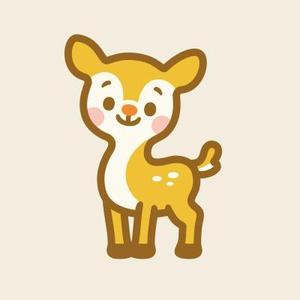 D-Cafe　 (D-Cafe)さんの子鹿 かわいい シンプルなイラストへの提案