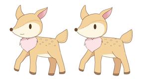ななみや (kana-95)さんの子鹿 かわいい シンプルなイラストへの提案