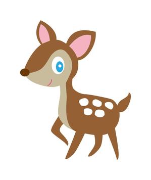 yamaad (yamaguchi_ad)さんの子鹿 かわいい シンプルなイラストへの提案