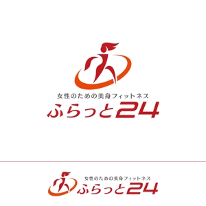 STUDIO ROGUE (maruo_marui)さんの女性専用フィットネス「ふらっと24」のロゴへの提案